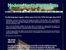Tablet Screenshot of montegrappa-history.com
